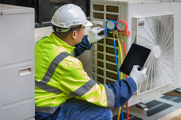 Professional Air Duct Cleaning technician working in Barneveld, NY